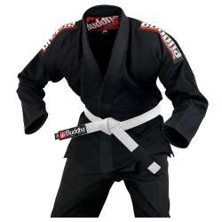 Kimono BJJ preto Buddha infinity + faixa branco