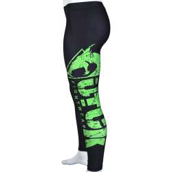 Leggings BJJ Utuk Fightwear BJJ preto verde