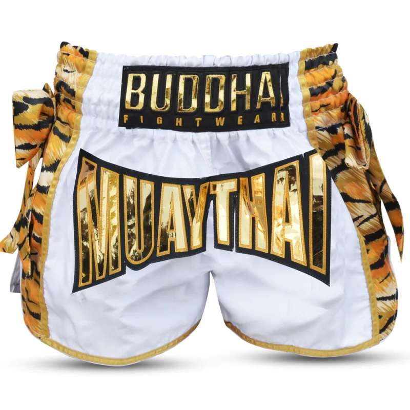 Calções muay thai tradicional Buddha tigre