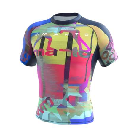 Rashguard MMA Manto neon abstrato