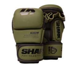 Luvas MMA Shark pro combat verde