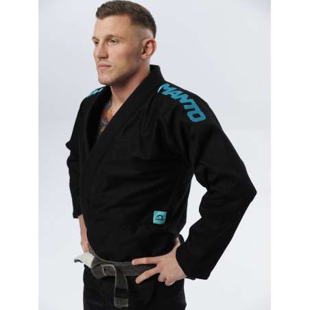 Kimono BJJ Manto X5 turquesa preto