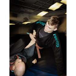 Kimono BJJ Manto X5 turquesa preto 2