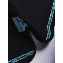 Kimono BJJ Manto X5 turquesa preto 10