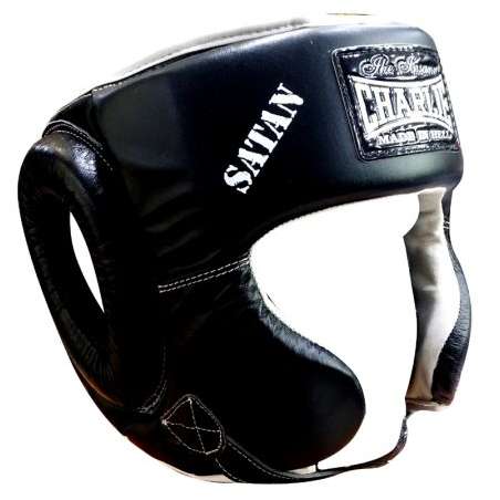 Capacete de boxe Charlie satan preto