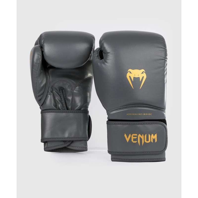 Luvas de boxe Venum contender 1.5 cinzento dourado