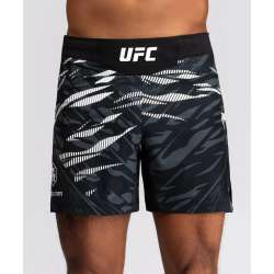 UFC fusion Calções de combate autênticos Venum preto branco 3