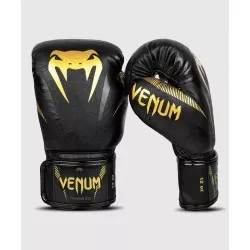 Luvas boxe Venum impact (preto/ouro)
