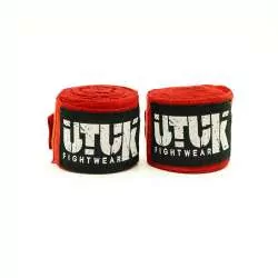 Ligaduras de boxe Utuk vermelha