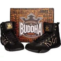 Botas de boxe Buddha epic (preto mate)