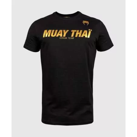 T-shirt Venum VT muay thai ouro preto