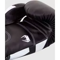 Luvas de boxe Venum Elite preto branco (2)