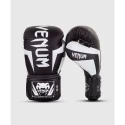 Luvas de boxe Venum Elite preto branco