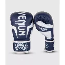 Luvas de boxe Venum Elite azul marinho branco (3)