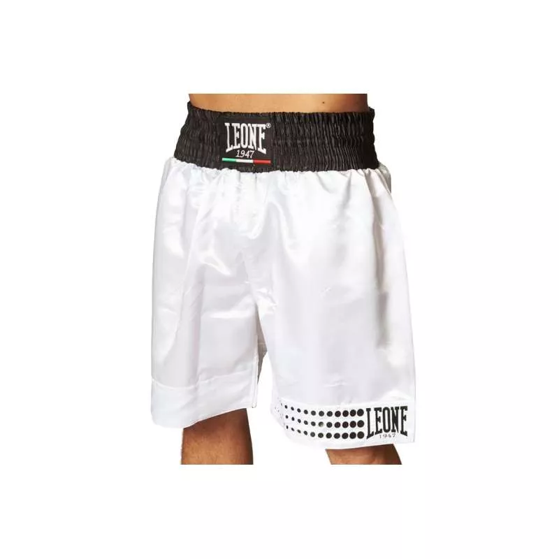 Calções de boxe Leone AB737 branco