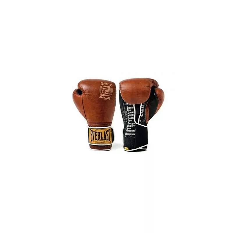 Luvas de boxe Everlast 1910 class training (castanho)