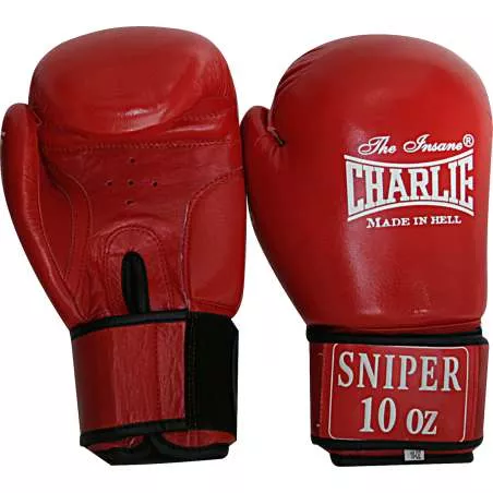 Luvas de boxe Charlie sniper amateur (vermelho)