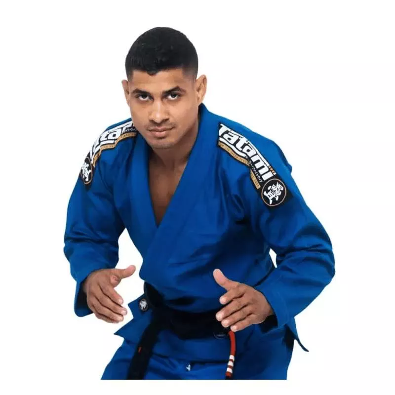 Kimono jiu jjitsu TATAMI nova Absolute azul + cinto BJJ