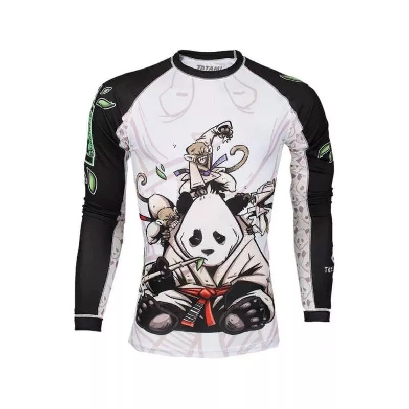 Rashguard BJJ Tatami gentle panda (mangas compridas)