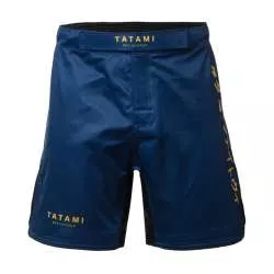 Calções MMA Tatami katakana azul (3)