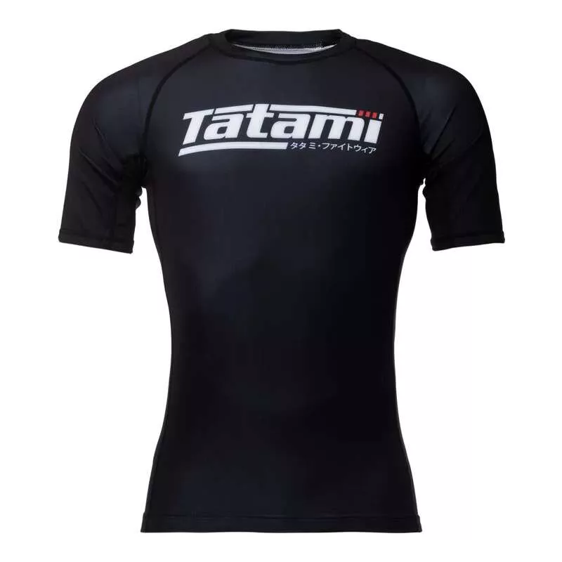 Rashguard Tatami para BJJ no gi recharge (preta)