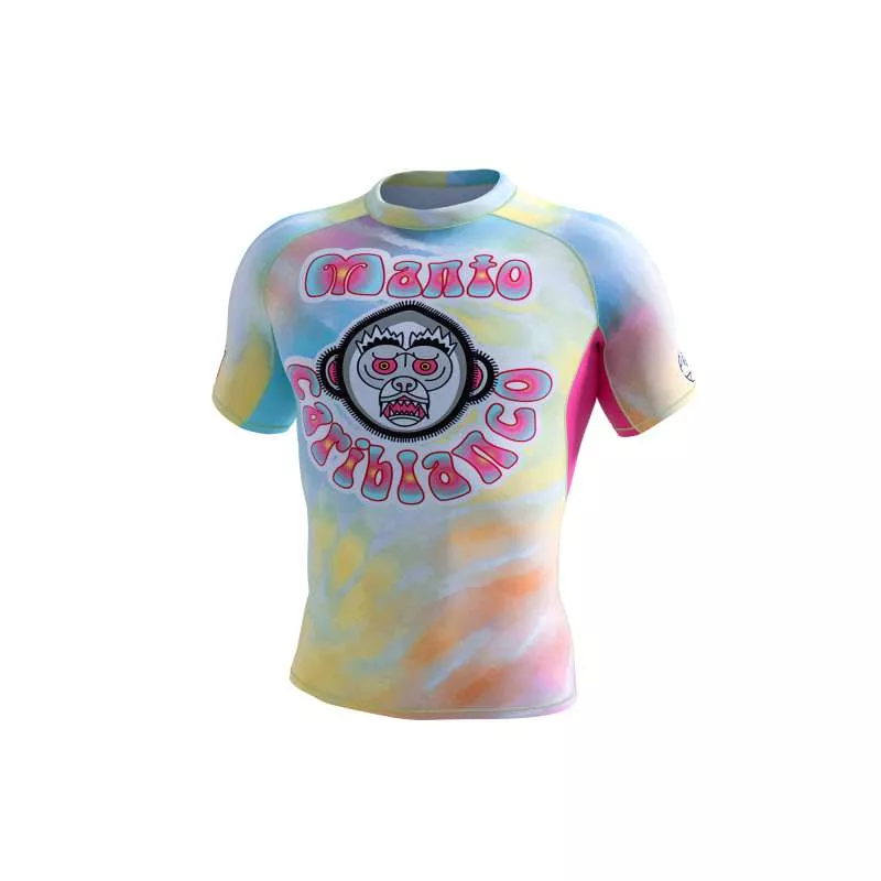 Lycra MMA Manto cariblanco tie dye branca