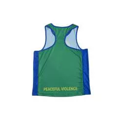 T-shirt verde Manto tank top society (1)