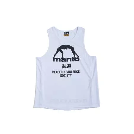 T-shirt Manto tank top society branca