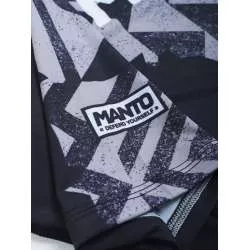 Rashguard BJJ no gi Manto fragments (preta/cinzenta)3