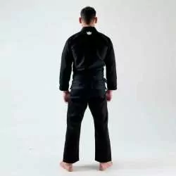 Gi BJJ Kingz the one + faixa branca (preto) 5