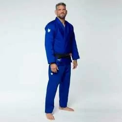 Quimono BJJ Kingz the one + faixa branco (azul) 4