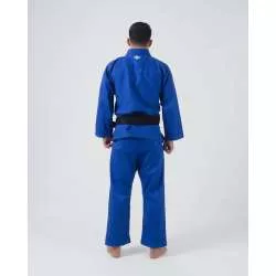 Kimono fato BJJ Kingz kore V2 azul + faixa branca 3