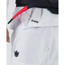 Kimono BJJ kingz kore V2 + faixa branco (branco) 9