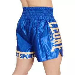 Calças de muay thai AB966 Leone azul 2