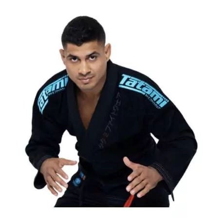 Kimono BJJ Tatami jiu jitsu  preto azul