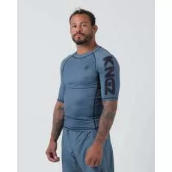 Rashguard no gi Kingz kore V2 (azul) mangas curtas 1