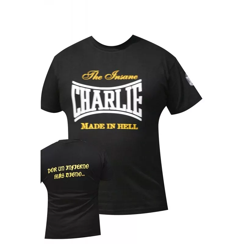 T-Shirt Charlie infierno preta