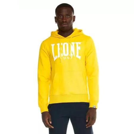 Moletom boxe Leone logotipo grande (amarelo)