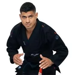 Fato de Jiu-Jitsu Tatami Elements Superlite preto 2