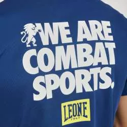 T-shirt Leone1947 logo wacs ABX131 (azul) 5