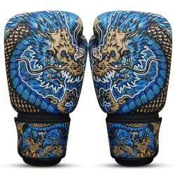 Luvas de boxe Buddha fantasy dragon (azul) 4