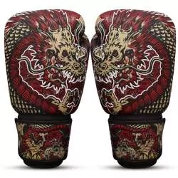 Luvas kick boxing fantasy dragon (vermelho) 2