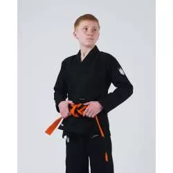 Kimono jiu jitsu infantil Kingz kore V2 (preto) 1