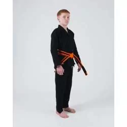 Kimono jiu jitsu infantil Kingz kore V2 (preto) 7