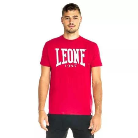 T-shirt basic de manga curta Leone (borgonha)