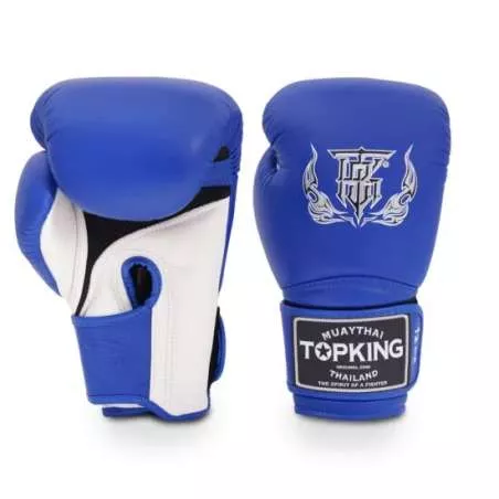 Luvas Top King super air double tone (azul/branco)