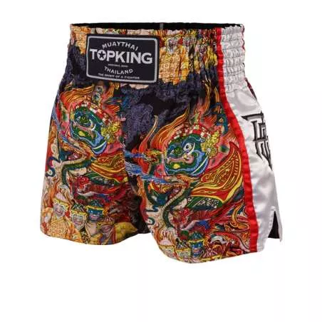 Calções Muay Thai TopKing TKBS 205 branco