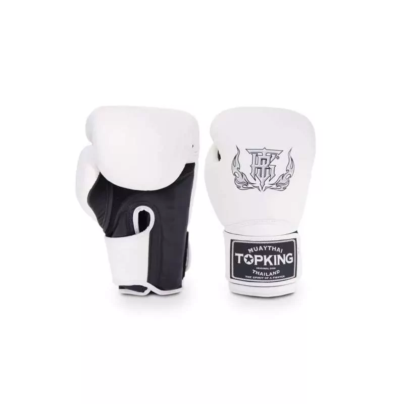 Luvas de boxe TopKing super air (branco/preto)