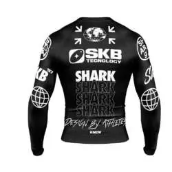 Rashguard MMA Shark SkB97 preto 2