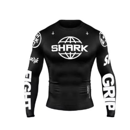 Rashguard MMA Shark SkB97 preto (1)